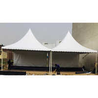 Plain Polyester Pagoda Tent - Color: White