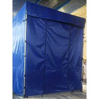 Polyester Plain Canopy Tent - Color: Red