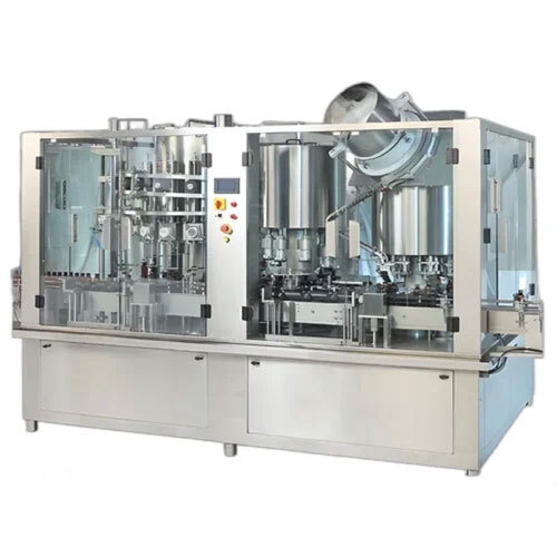Automatic Eight Head Piston Liquid Filling & ROPP & Capping Monoblock Machine - 3 HP / 415 Volts / 50 Hz, Sleek Silver Finish, Electric-Driven, High Efficiency