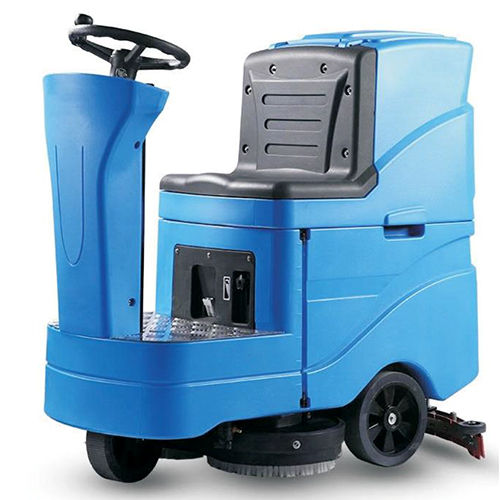 Mini Ride On Scrubber Dryer M-104 - Color: Blue