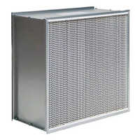 Mushroom Hepa Filter - Aluminum, 610 X 610 X 75 Mm | 0-500 Ft3/min Air Flow, Durable Design, Ideal For Homes And Offices