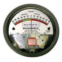Magnehelic Differential Pressure Gauges - Stainless Steel, 4 Inch Glass Dial , Polished Finish With Analog Display