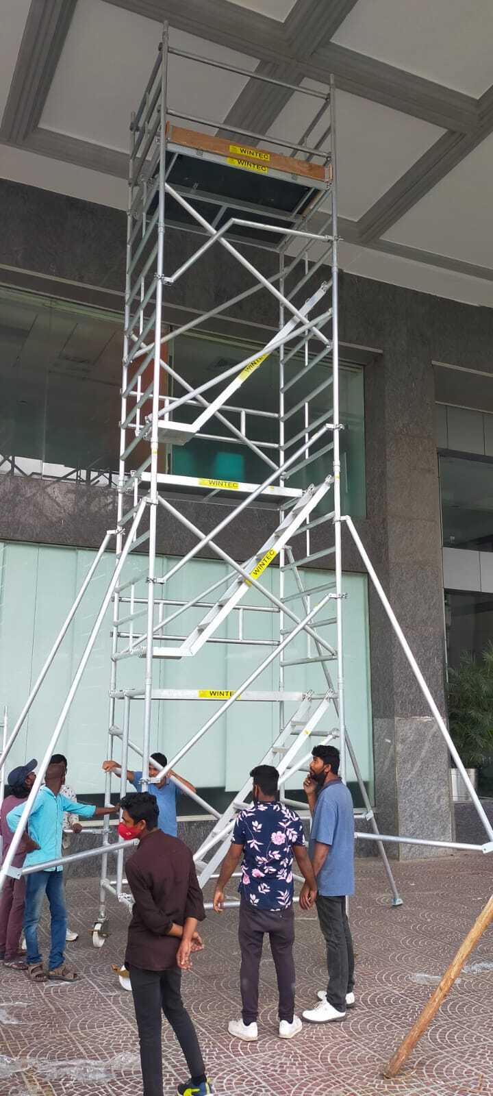 Aluminium మొబైల్ Scaffolding Tower