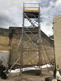 Aluminium మొబైల్ Scaffolding Tower