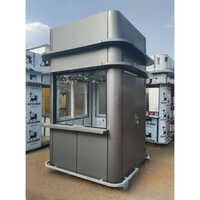 Portable Toll Booth Security Cabin - Color: Grey