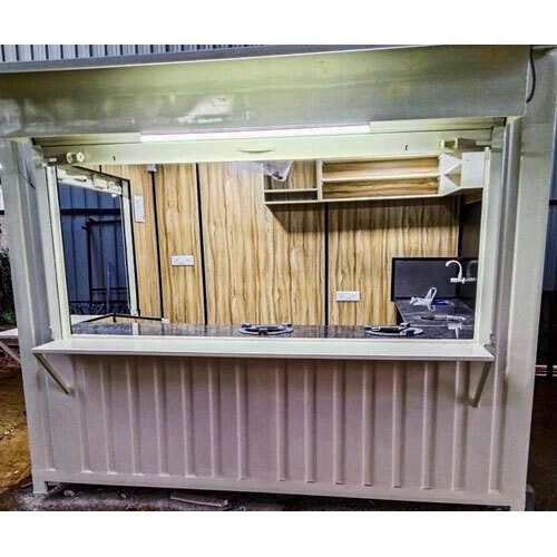 Ms Portable Fast Food Cabin - Color: White