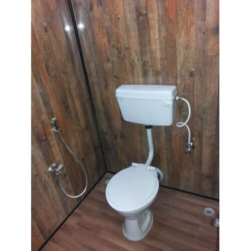 Mild Steel Portable Toilet Cabin