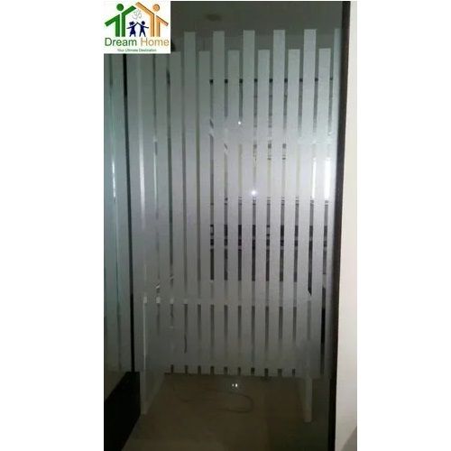 Pvc Frosted Glass Film - Color: Silver