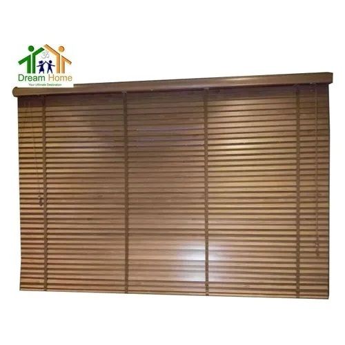 Wooden Window Blind - Color: Brown