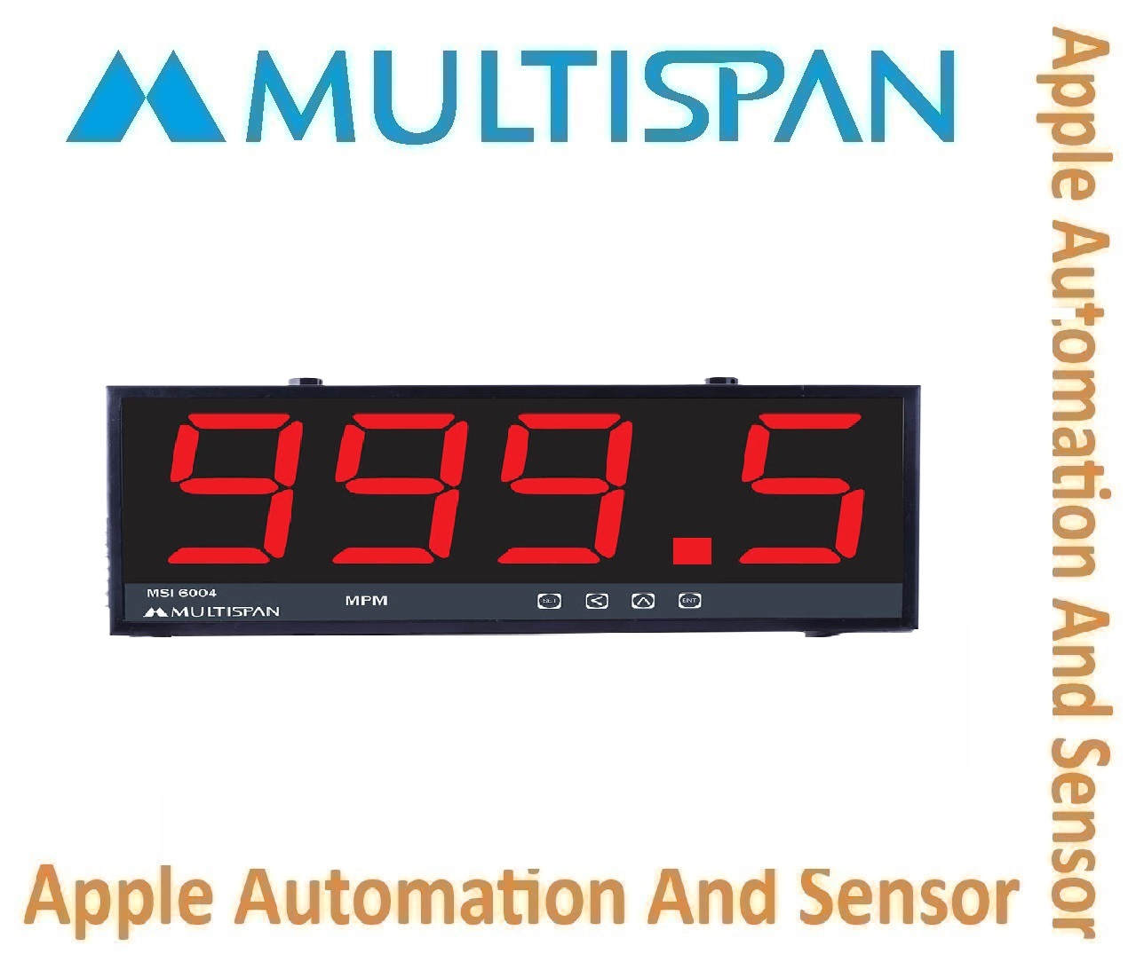 Msi-6004 Single Side Multispan Jumbo Display Mpm Indicator - Encoder Input, Double Display Universal Input Pid Controller, 4+4 Digit Output