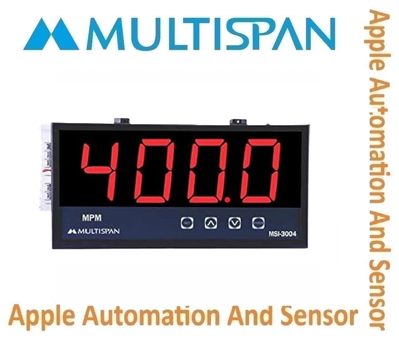Msi-6004 Single Side Multispan Jumbo Display Mpm Indicator - Encoder Input, Double Display Universal Input Pid Controller, 4+4 Digit Output