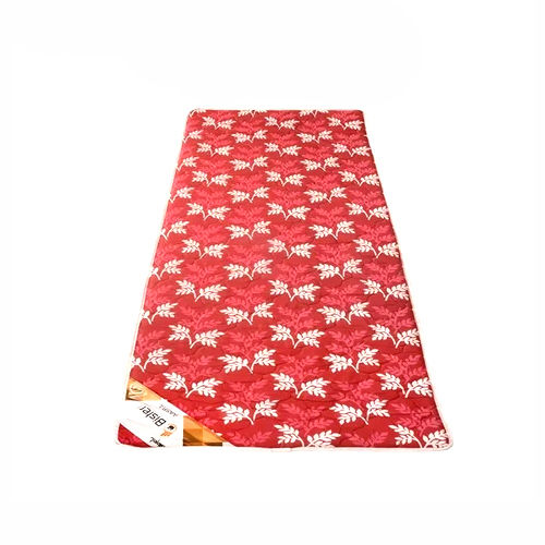 Bisterr Aasra Red Slim Mat - Back Material: Anti-Slip Pvc Dots