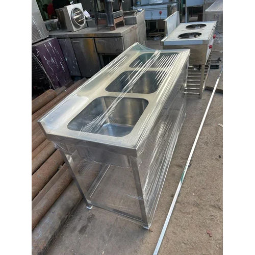 Commercial Stainless Steel Sink - Size: Standard