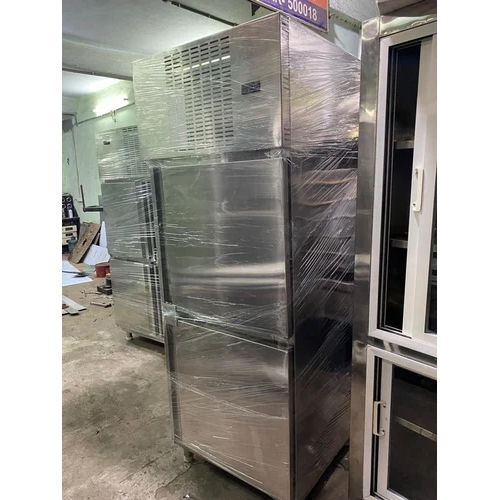 2 Door Vertical Freezer - Color: Silver