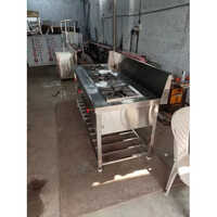 3 Burner Indian Gas Range - Color: Silver