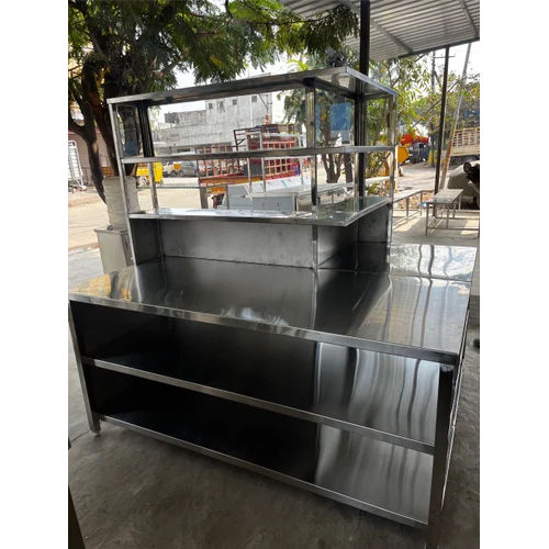 L Counter Work Table - Material: Stainless Steel