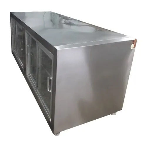 Stainless Steel Chiller Service Counter - Color: Silver