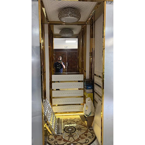 Golden Elevator Cabin - Height: 6 To 8 Foot (Ft)