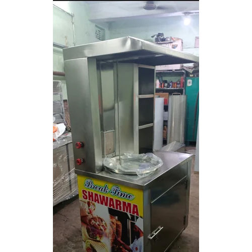 2 Burner Gas Shawarma Machine - Automatic Grade: Manual