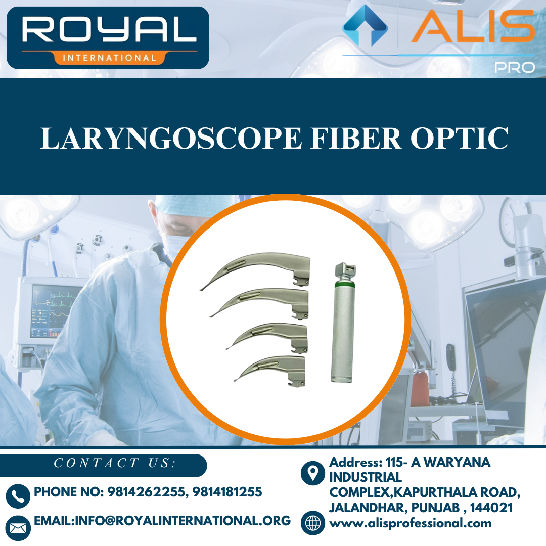 Laryngoscope Fiber Optic Blade