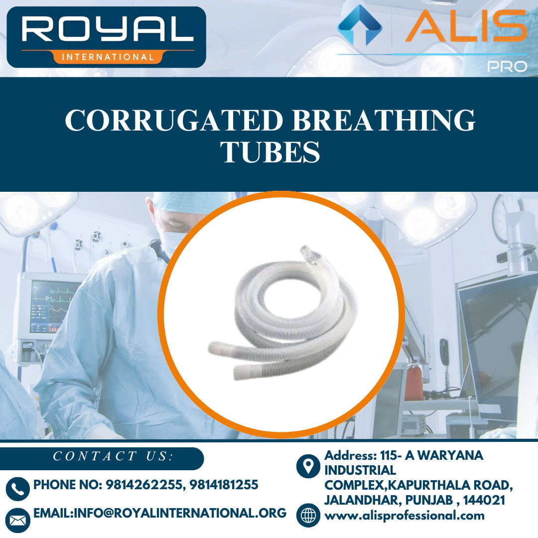 Corrugated Breathing Tubes - Application: Hospital