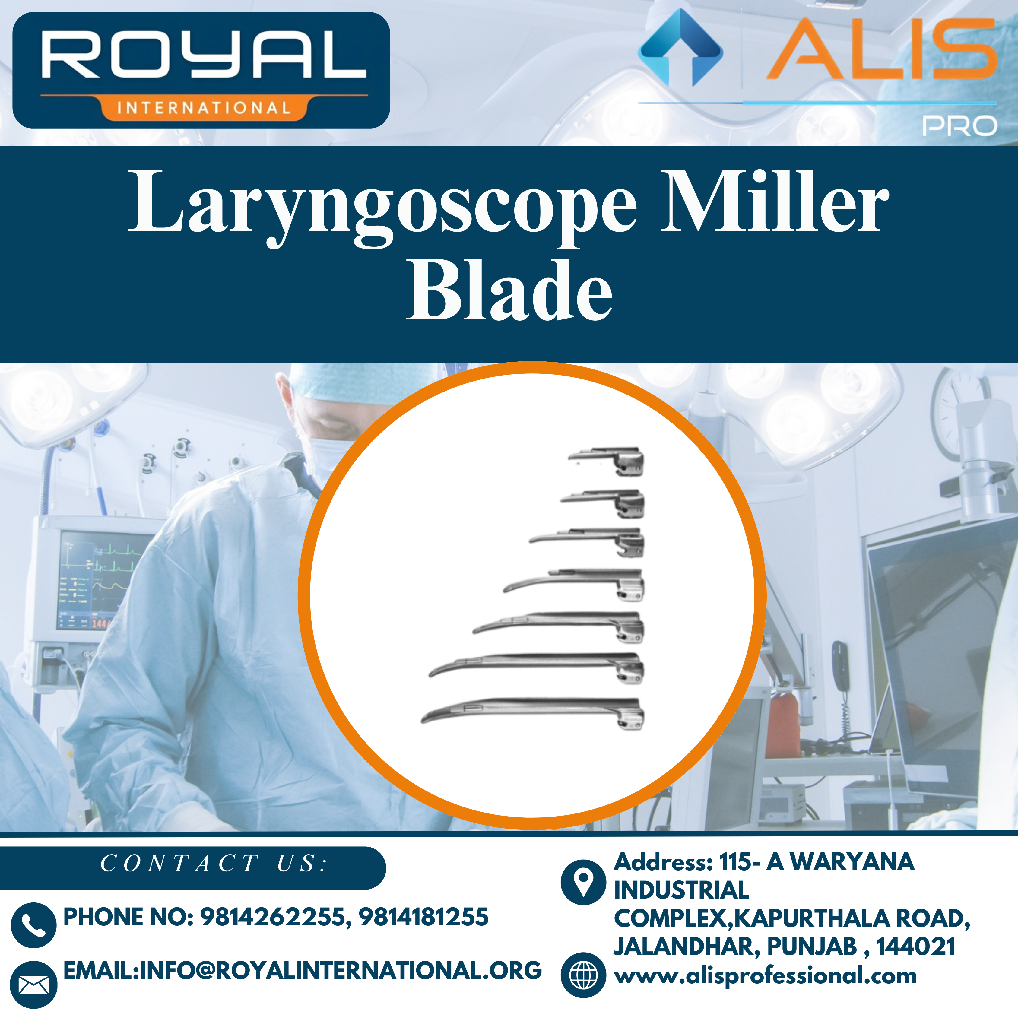 Laryngoscope Miller Blade