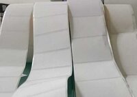 Plain Stickers In Roll Form - Color: White