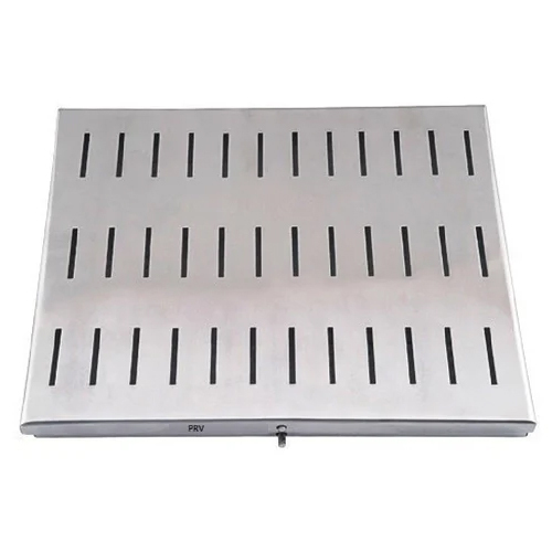 Stainless Steel Sterilization Box Medium With Hinged Lid Box