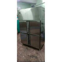 Stainless Steel 4 Door Refrigerator - Color: Silver