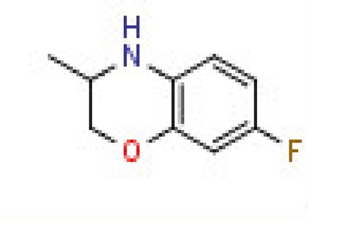 2H-1,4-Benzoxazine, 7-fluoro-3,4-dihydro-3-methyl-