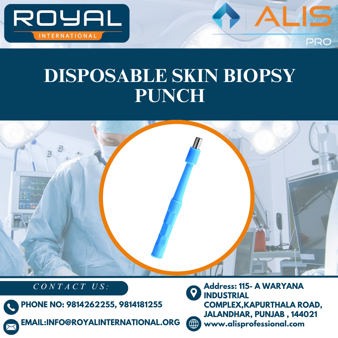 Disposable Skin Biopsy Punch - Application: Hospital