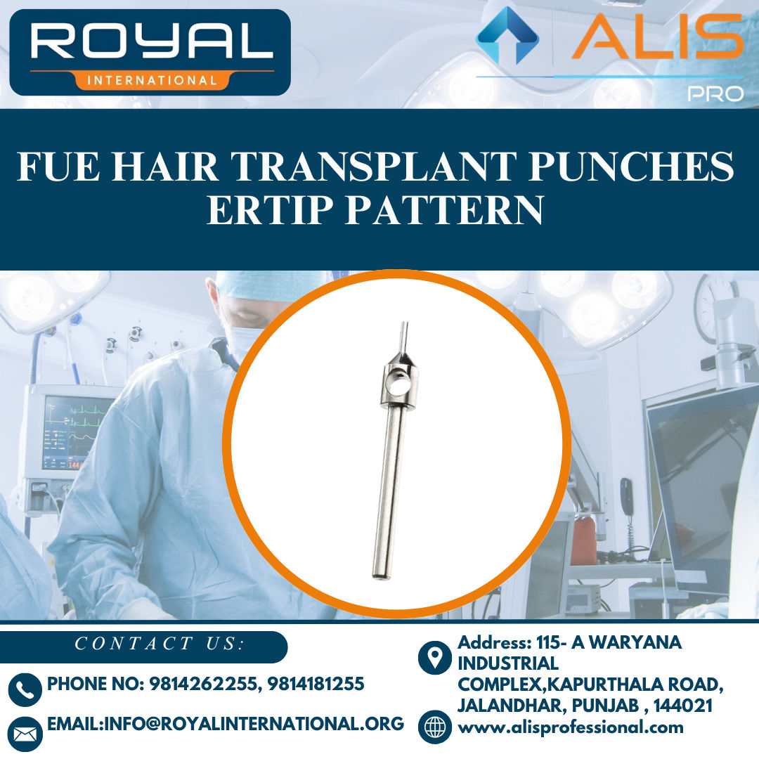 Ertip Pattern Fue Hair Transplant Punches - Application: Hospital