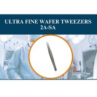2a-sa Ultra Fine Wafer Tweezers - Color: Silver