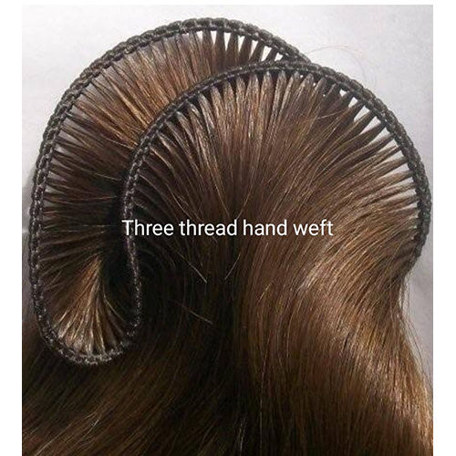 Three Thread Hand Weft Hair - Application: Profesional