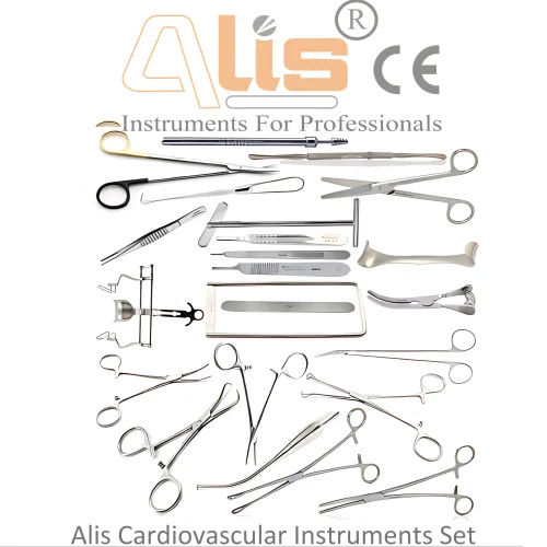 Cardiovascular Instruments Set - Material: Steel