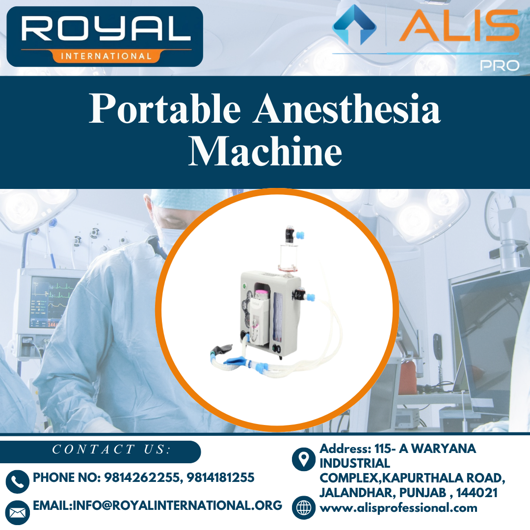 Medical Portable Anesthesia Machine - Application: Hospital