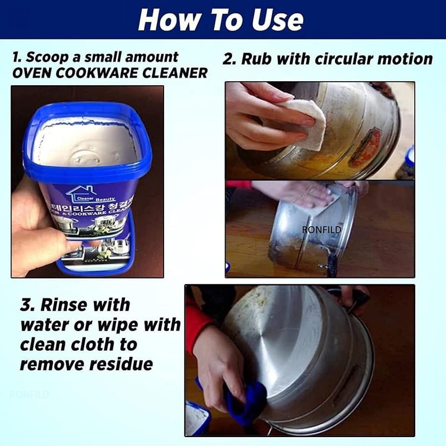 Cookware Cleaner Boom Wash