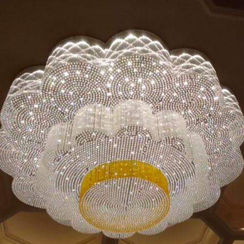 Modern Round Crystal Chandelier