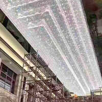 Modern Large Crystal Chandelier - Application: Banquet