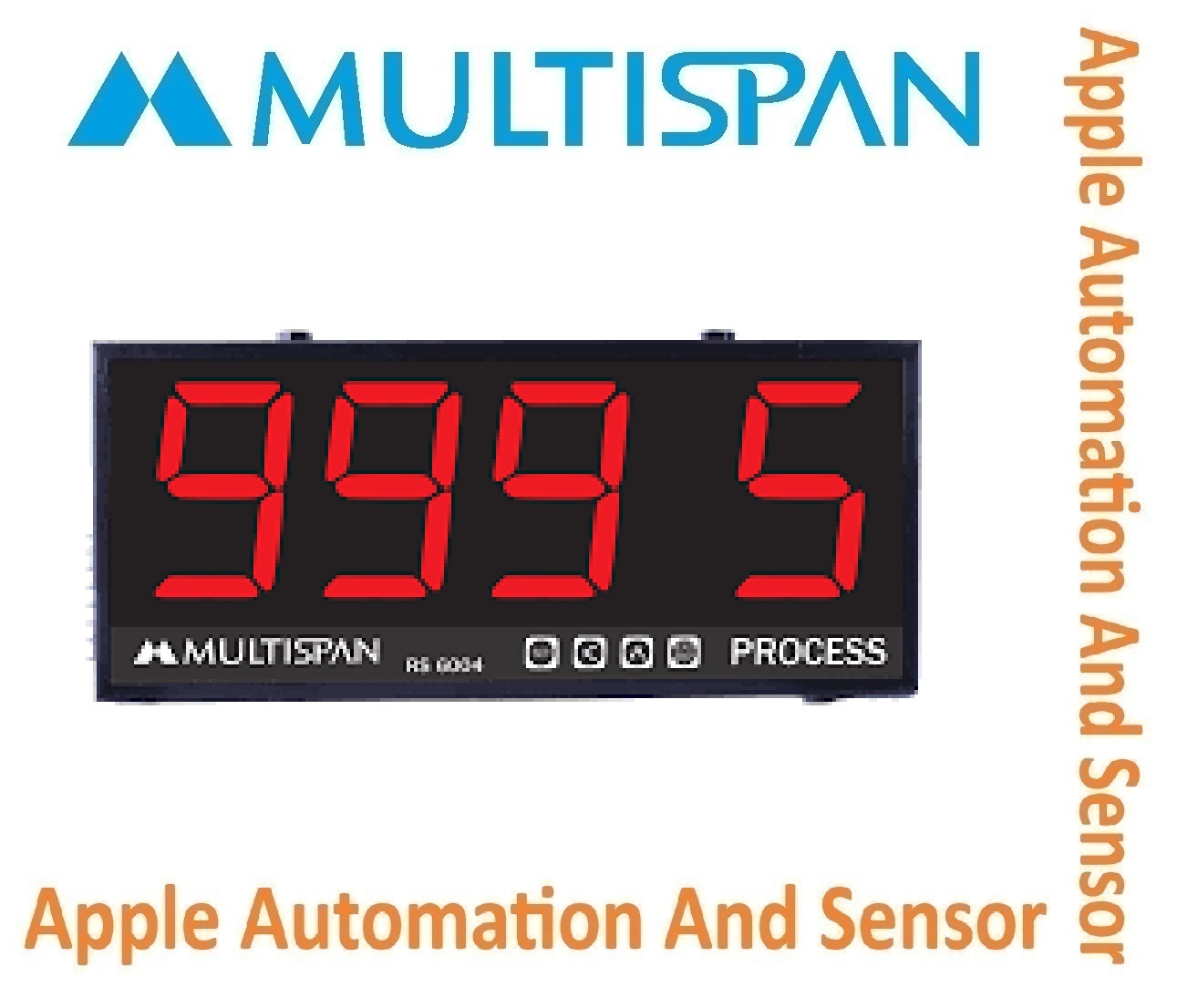 Rs-6004 Single Side Multispan Jumbo Display Indicator - Modbus Input