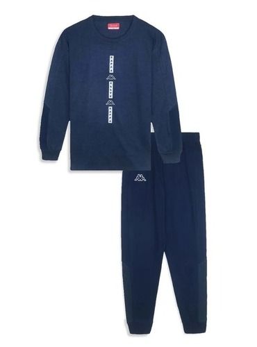 Kappa Mens Interlock Winter Navy Pyjama Set