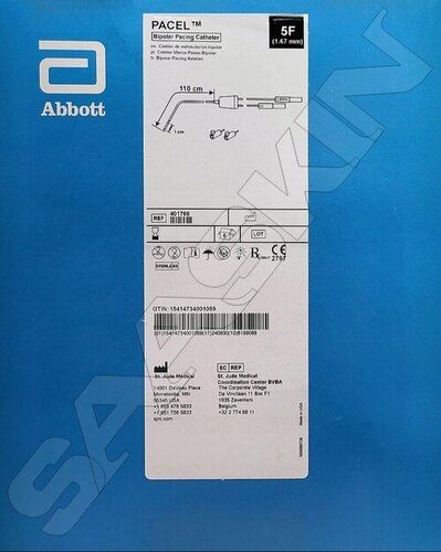 Abbott PACEL Bipolar Pacing Catheter, Ventricular Pacing 60 Degree Curve