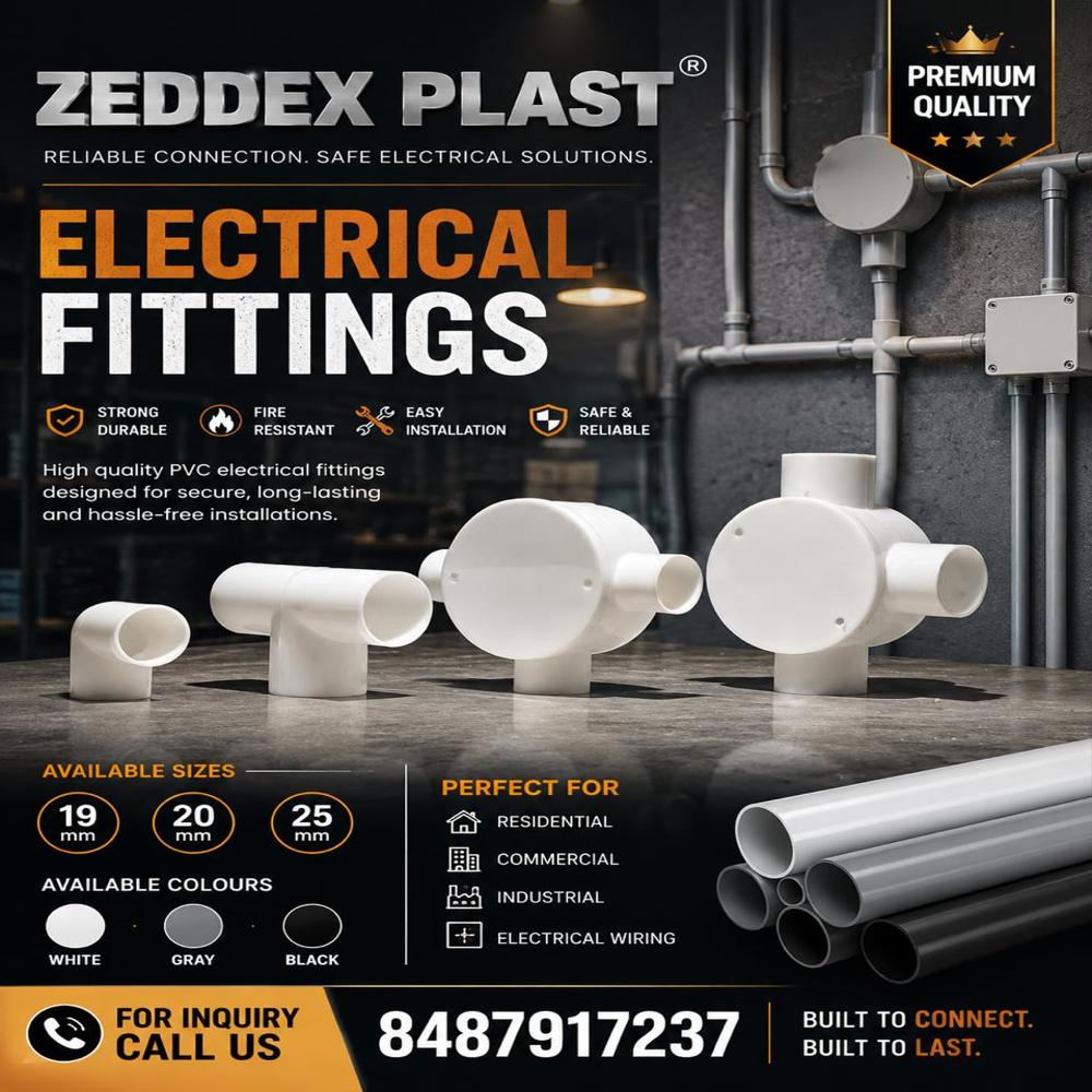 ELECTRICAL JUNCTION BOX - Durable PVC, Customizable Sizes, Multiple Colors | Corrosion Resistant, Modern Design, Easy Installation