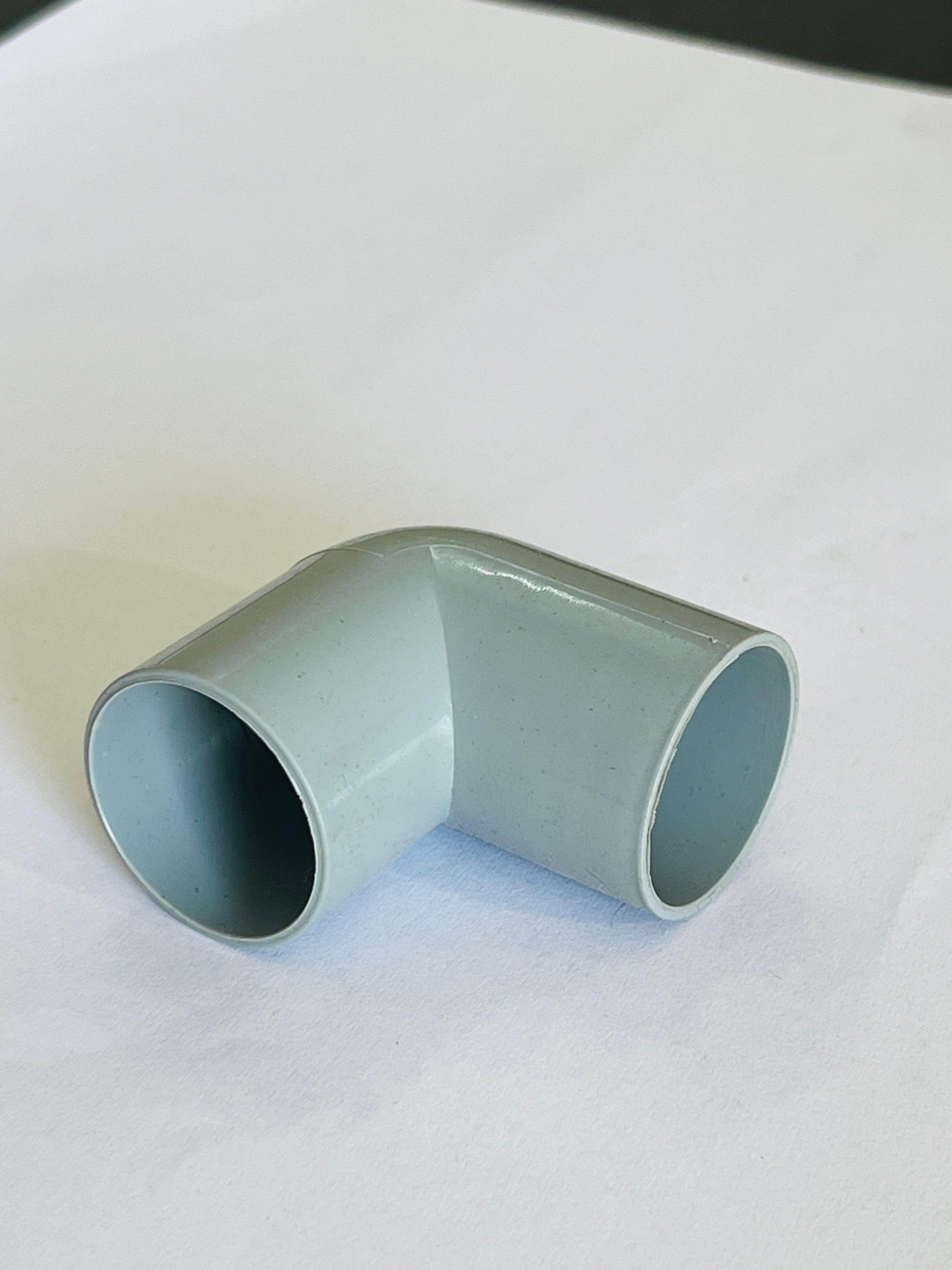 Electrical Elbow - Color: White / Gray