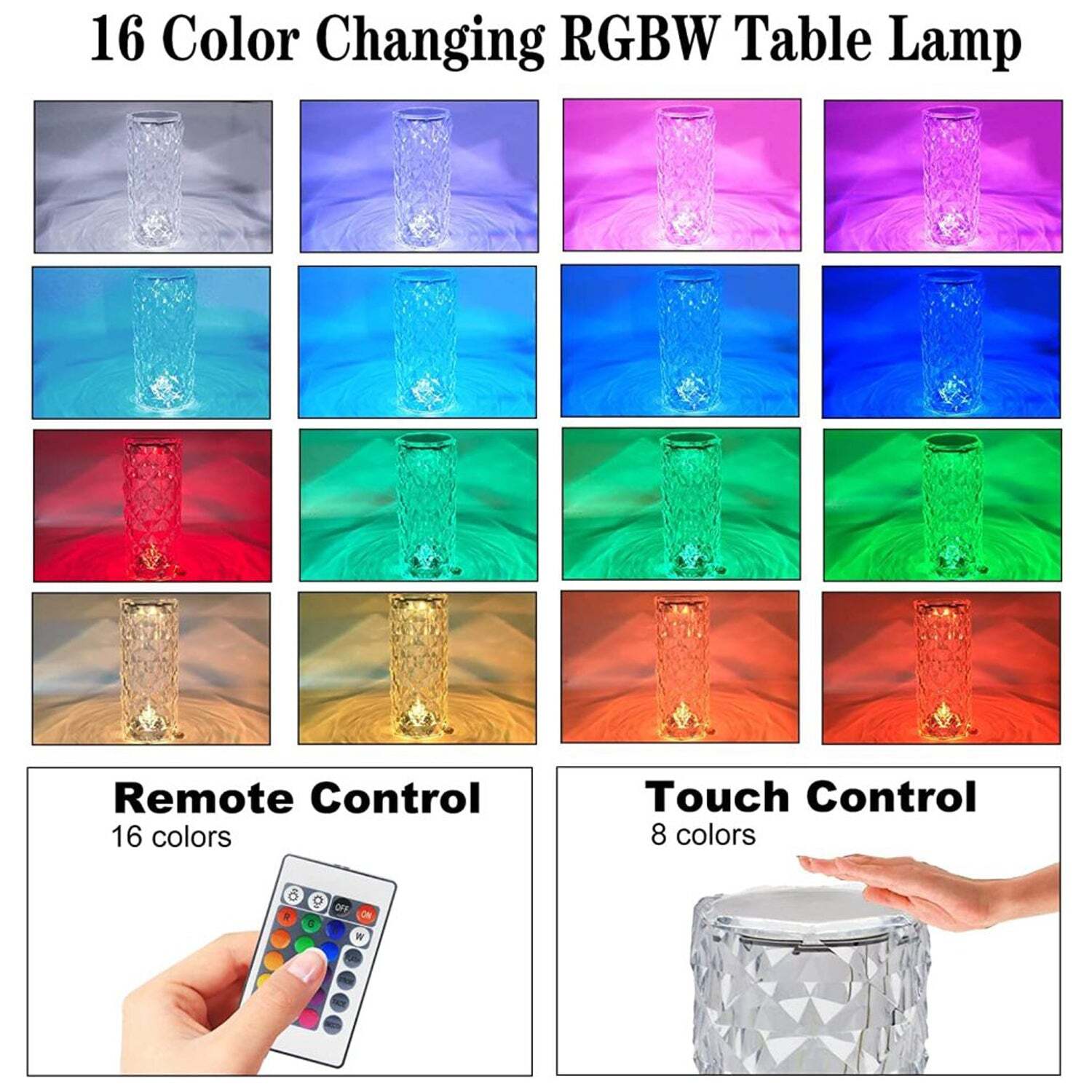Crystal Touch Night LightS