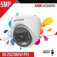Hikvision 3K COLORVU AUDIO 5MP HD Dome Camera DS-2CE70KF0T-PFS