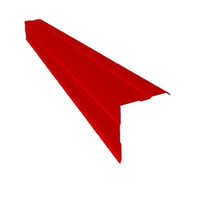 Gable End Flashing - Iron Material, Rectangular Shape, Thickness 0.4 To 0.6 Mm | Plain Patterned Gable End Flashing Solution