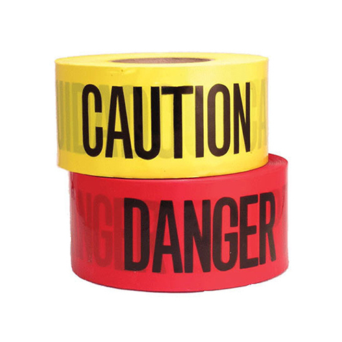 Warning Caution Tape - High-quality Plastic, Various Thicknesses | Ideal For Barrier, Industrial, And Safety Caution Uses
