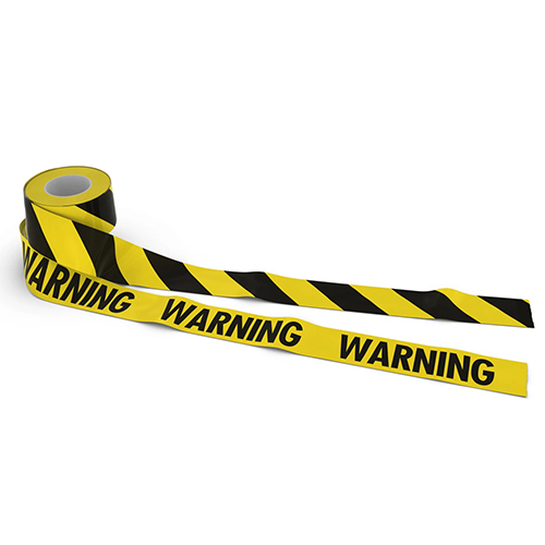 Warning Caution Tape - High-quality Plastic, Various Thicknesses | Ideal For Barrier, Industrial, And Safety Caution Uses