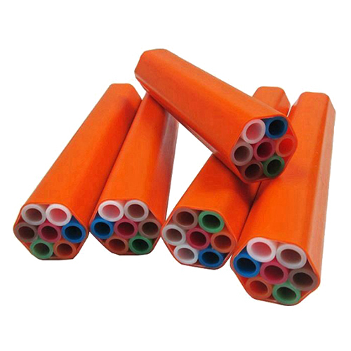 Multi Duct Hdpe Round Pipes - Color: Orange